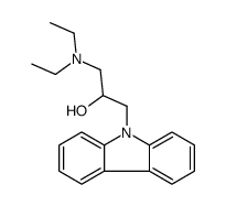 1-carbazol-9-yl-3-(diethylamino)propan-2-ol Structure