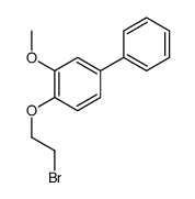1-(2-bromoethoxy)-2-methoxy-4-phenylbenzene结构式