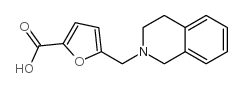 5-(3,4-dihydro-1H-isoquinolin-2-ylmethyl)furan-2-carboxylic acid图片