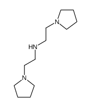 1-Pyrrolidineethanamine, N-[2-(1-pyrrolidinyl)ethyl]结构式