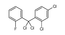 2,4-dichloro-1-[dichloro-(2-fluorophenyl)methyl]benzene结构式