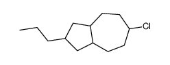 6-chloro-2-propyl-1,2,3,3a,4,5,6,7,8,8a-decahydroazulene Structure