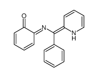 6-[phenyl(1H-pyridin-2-ylidene)methyl]iminocyclohexa-2,4-dien-1-one Structure