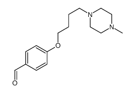 4-[4-(4-methylpiperazin-1-yl)butoxy]benzaldehyde Structure