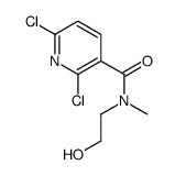 2,6-dichloro-N-(2-hydroxyethyl)-N-methylpyridine-3-carboxamide Structure