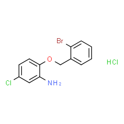 2-(2-BROMOBENZYLOXY)-5-CHLOROANILINE HYDROCHLORIDE结构式
