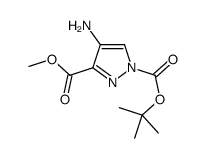 1-TERT-BUTYL 3-METHYL 4-AMINO-1H-PYRAZOLE-1,3-DICARBOXYLATE picture