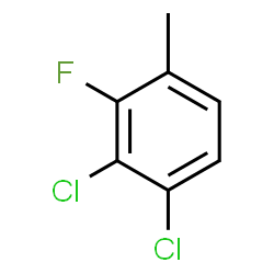 3,4-Dichloro-2-fluorotoluene结构式