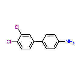 3',4'-Dichloro-4-biphenylamine Structure