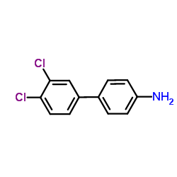 3',4'-Dichloro-4-biphenylamine structure