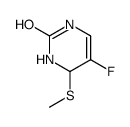 5-fluoro-4-methylsulfanyl-3,4-dihydro-1H-pyrimidin-2-one Structure