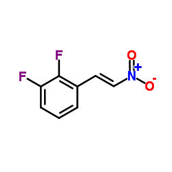 1,2-Difluoro-3-[(E)-2-nitrovinyl]benzene Structure