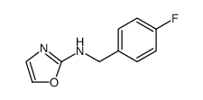 2-Oxazolamine, N-[(4-fluorophenyl)methyl]结构式