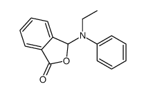 3-(N-ethylanilino)-3H-2-benzofuran-1-one Structure