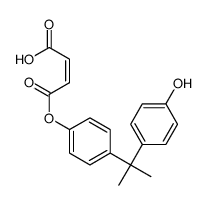 [4-[1-(4-hydroxyphenyl)-1-methylethyl]phenyl] hydrogen fumarate结构式
