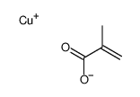 copper(1+) methacrylate Structure