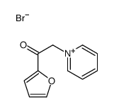 1-(furan-2-yl)-2-pyridin-1-ium-1-ylethanone,bromide Structure