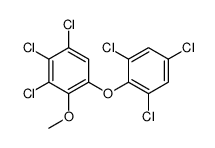 1,2,3-trichloro-4-methoxy-5-(2,4,6-trichlorophenoxy)benzene结构式