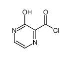 2-oxo-1H-pyrazine-3-carbonyl chloride结构式