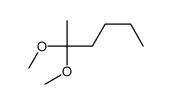 2,2-dimethoxyhexane结构式