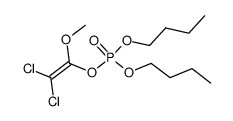 phosphoric acid dibutyl ester-(2,2-dichloro-1-methoxy-vinyl ester) Structure