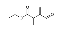 2-Methyl-3-methylen-laevulinsaeure-aethylester Structure