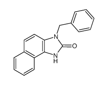 3-benzyl-1,3-dihydro-naphtho[1,2-d]imidazol-2-one Structure