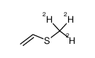 methyl vinyl sulfide-3,3,3-d3结构式