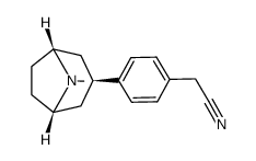 exo-[4-(8-methyl-8-aza-bicyclo[3.2.1]oct-3-yl)-phenyl]acetonitrile Structure