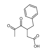 3-benzyl-4,5-dioxohexanoic acid Structure