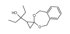 3-(1,5-dihydrospiro[benzo[e][1,3]dioxepine-3,1'-cyclopropan]-2'-yl)pentan-3-ol结构式