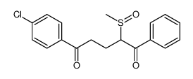 5-(4-chlorophenyl)-2-methylsulfinyl-1-phenylpentane-1,5-dione结构式