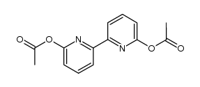6,6'-diacetoxy-2,2'-bipyridine结构式