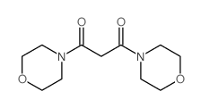 Morpholine,4,4'-(1,3-dioxo-1,3-propanediyl)bis- (9CI) structure