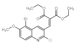 5-BROMO-2-CHLORO-6-METHOXY-3-(2,2-DIETHOXYCARBONYL)VINYLQUINOLINE picture