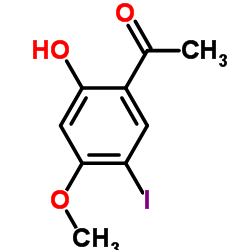 1-(2-Hydroxy-5-iodo-4-methoxyphenyl)ethanone结构式