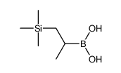 1-trimethylsilylpropan-2-ylboronic acid Structure