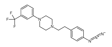 1-(2-(4-Azidophenyl)ethyl)-4-(3-trifluoromethylphenyl)piperazine Structure