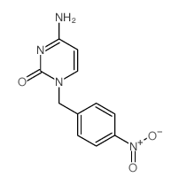 2(1H)-Pyrimidinone,4-amino-1-[(4-nitrophenyl)methyl]- structure