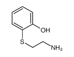 2-(2-aminoethylsulfanyl)phenol结构式