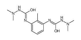 1-(dimethylamino)-3-[3-(dimethylaminocarbamoylamino)-2-methylphenyl]urea结构式