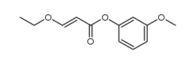 3-Ethoxyacrylsaeure-3-methoxyphenylester Structure