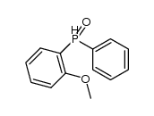 (2-methoxyphenyl)(phenyl)phosphine oxide结构式