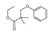 ethyl 2,2-dimethyl-3-phenoxypropanoate结构式