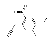 (4-methoxy-5-methyl-2-nitrophenyl)acetonitrile结构式