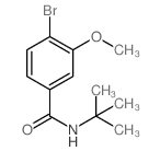 4-BROMO-N-(TERT-BUTYL)-3-METHOXYBENZAMIDE Structure