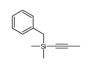 benzyl-dimethyl-prop-1-ynylsilane结构式