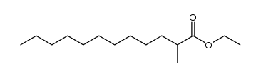 2-methyl-dodecanoic acid ethyl ester结构式