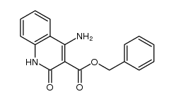 benzyl 4-amino-2-oxo-1,2-dihydroquinoline-3-carboxylate Structure