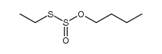 thiosulfurous acid O-butyl ester S-ethyl ester结构式